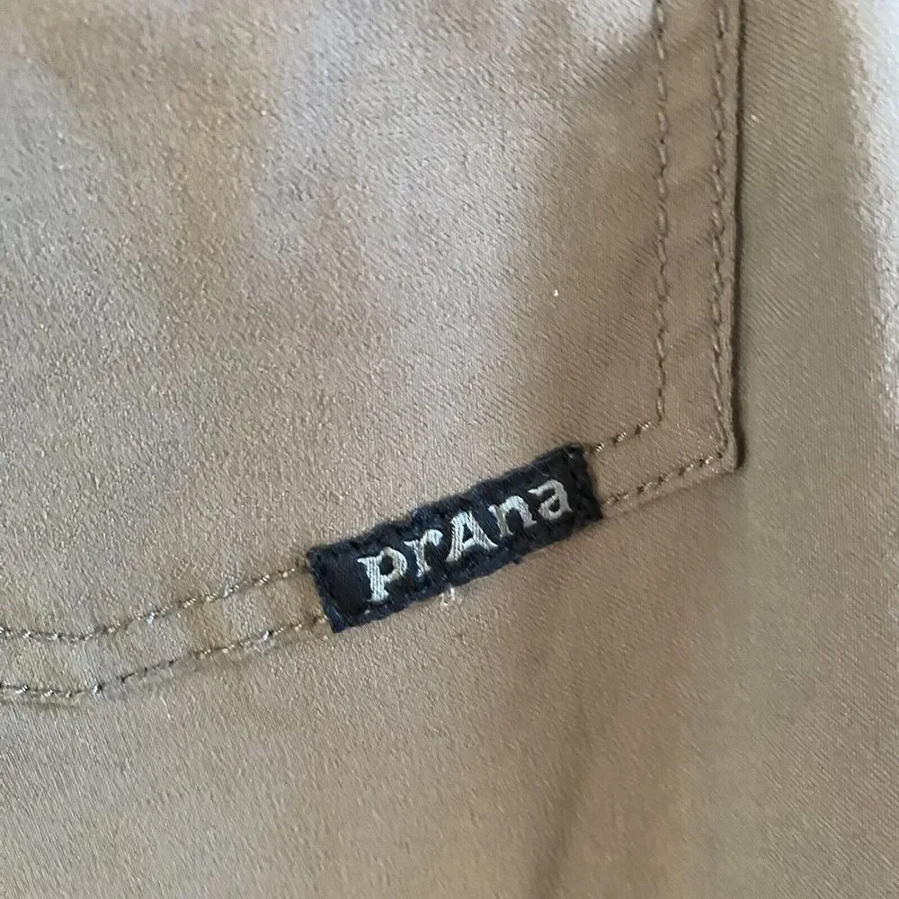 Prana Pants Mens 34 X27 Brown Brion II Slim Fit Hiking Stretch Flat Front Hemmed - Picture 6 of 13